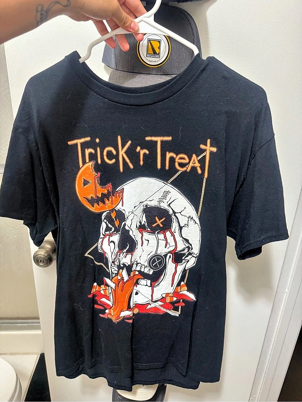 Spencer's Trick 'r Treat Skull Graphic T-Shirt Black men